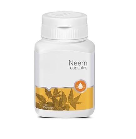 [BRSRE2Q3OEGWKALA] Neem Capsules, Natural Herbal Supplement in Capsules form - 100N, An Anti-bacterial Detox