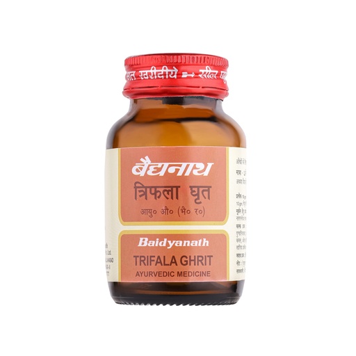 [BRSW2AYEBECWOEQY] Baidyanath Ayurved Triphala Ghrit 100g | Ayurved Medicated Ghrita for Eye Health, Vision Care & Eye Disorders | Improves Eyesight, Reduces Eye Strain | Classical Herbal Formulation