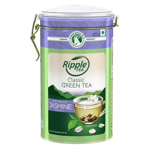 [BRSREFATAQOQEFLH] Ripple Classic Green Tea with Natural Jasmine Extract - 100 g