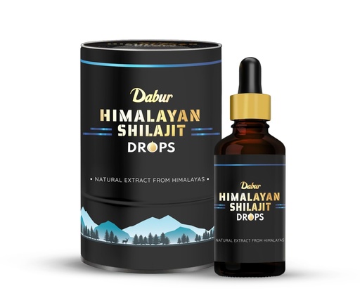 [BRSREYABBF5GME3Z] Dabur Himalayan Pure Shilajit Drops - 30ml | Rich in Fulvic acid | Natural extract from Himalayas | 100% Pure Shilajit | Boosts Stamina And Energy | Builds Immunity