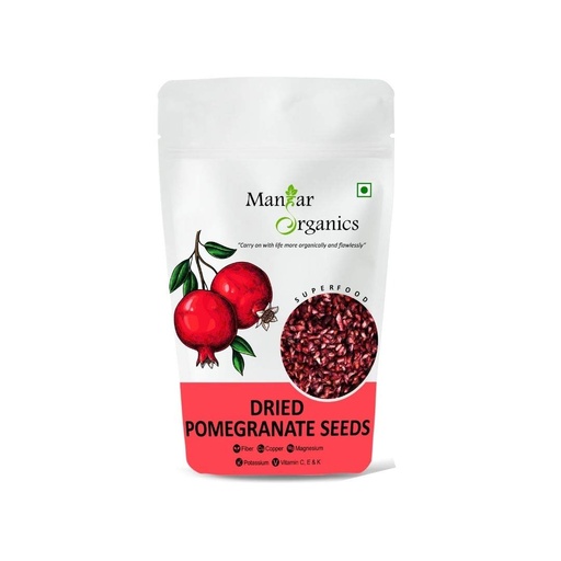 [BRSWYCT7BF7RSAYU] ManHar Organics Dried Pomegranate Seeds (Anardana) 1kg | Natural Sun-Dried Anar Dana Seeds | Whole Dry Pomegranate Seeds | Tangy Flavor for Chutneys, Curries & Spice Blends