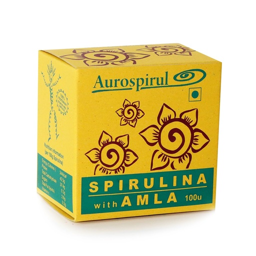 [BRSROHD7BMNAM2DH] Sun-Dried Spirulina-Amla – 100 Veg Capsules (Pack of 1)