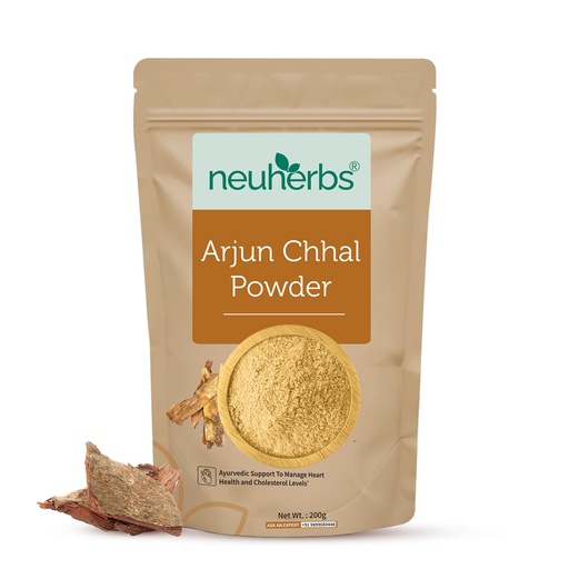 [BRSROBD5AEPBUCA7] Neuherbs Arjun Chhal Powder 200g | Arjuna Bark Powder for Heart & Cardiovascular Wellness | Ayurvedic Herbal Supplement Rich in Antioxidants | 100% Pure & Natural