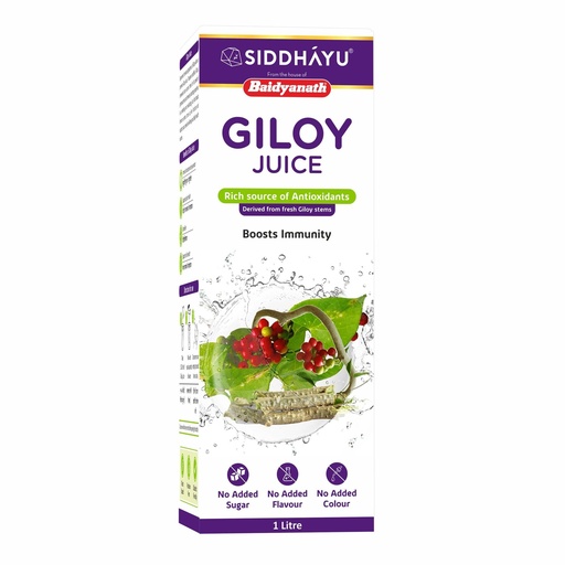 [BRSWYZIFC4NBO3DA] Baidyanath Asli Ayurved Giloy Juice Natural Immunity Booster - 1 Litre