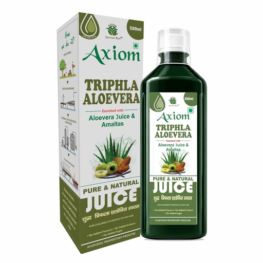 [BRSWGFD7DIFAGFLJ] Triphla Aloevera Juice 500ml | Boost Digestion System | Immunity Booster | Helps in Acidity | WHO GLP,GMP, ISO Certified Natural Product |Product