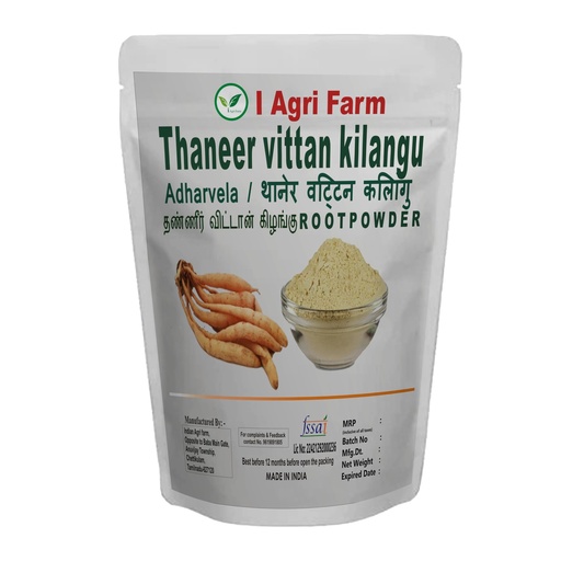 [BRSRMCQ2DIDWY3L5] Iagrifarm Thaneer vittan kilangu Powder - 250 gram - Shatavari/Abiruvu/Satamuli Powder