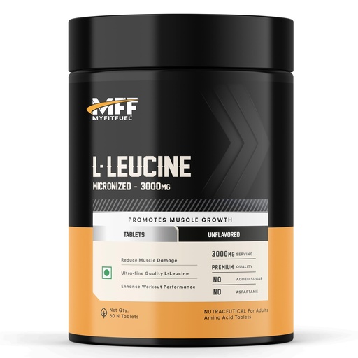 [BRSWGHQOAR5GGADD] MyFitFuel L-Leucine (3000mg) 60 Tablets