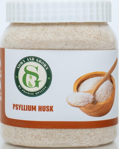 [BRSRA2QCCUBAGFLZ] Sown and Grown Psyllium Husk | Isabgol | Rich Source Of Dietary Fibre, Gluten Free | Effectively Relieves Constipation | Supplement For Digestion (680g)