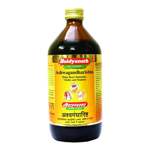 [BRSWGEICOUIBA3YY] Baidyanath Asli Ayurved Ashwagandharishta | Helps Boost immunity - 450 ML
