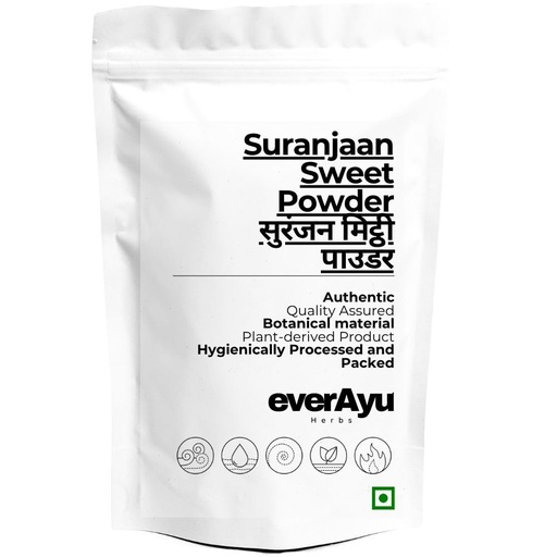 [BRSRGAALOZ5GOG32] Suranjaan Sweet Powder 50gm – Suranjan Mithi (Colchicum luteum) | Pure & Natural Herbal Powder | Traditional Ayurvedic Herb | Finely Processed Churna | 50gm
