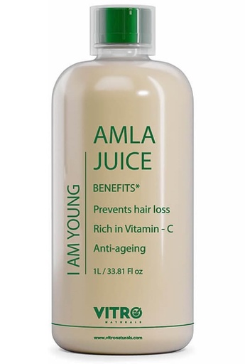 [BRSWIAD2OEIGAALO] Vitro Amla Juice 1L | Promotes Hair Health & Digestion | Natural Source of Vitamin C | No Added Sugar