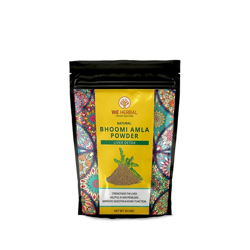 [BRSROZAECEJWMA3A] Bhumi Amla Powder 50g | Natural Herbal Powder | Traditional Ayurvedic Herb | Supports Daily Wellness | Made from Premium Quality Bhumi Amla | No Added Preservatives | Herbal Supplement
