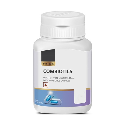 [BRSRY2QQO4ARMFLG] Combiotics Multivitamin Multimineral with Probiotics Capsules for Adults | 30 Capsules | Daily Nutritional Supplement for Overall Wellness and Gut Health
