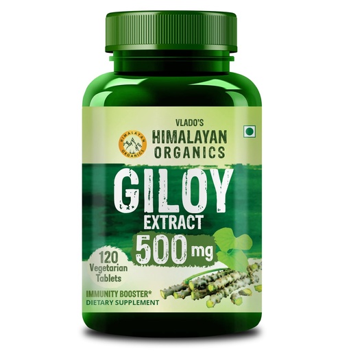 [BRSW2ZQDDMJWOALU] Vlado’s Himalayan Organics Giloy Extracts(GUDUCHI)500Mg | Antioxidant Properties | | Helps in Blood Purification | 120 Veg Tablets For Mens And Womens