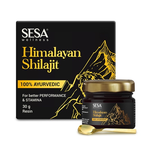 [BRSROCQBCJ5AAHLU] SESA Himalayan Shilajit Original 30 g Shilajeet Resin -100% Ayurvedic Helps boost Strength, Endurance & Immunity with 70%+ Fulvic Acid (Contains Lab Certificate), 30 g
