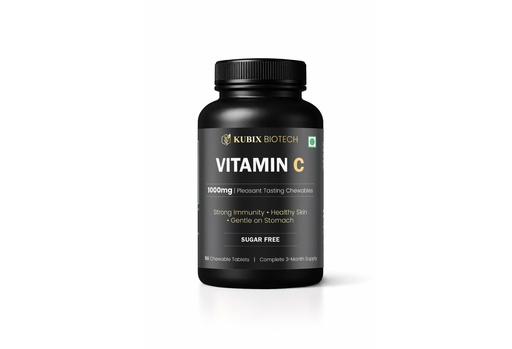 [BRSRGCARAQAWYCY6] Vitamin C 1000mg Tablets – 90 Count | No Sugar, Great Taste | Immunity Booster for Adults | FSSAI & GMP Certified | High Potency Antioxidant Supplement