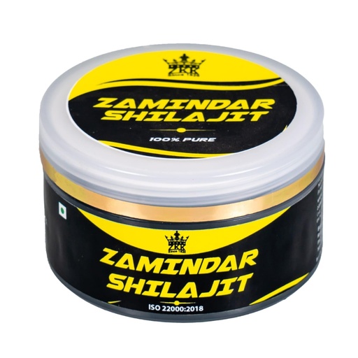 [BRSRAZYQOUPRSYIV] Zamindar Kashmiri Shilajit for Men & Women | Lab-Tested for Purity | Supports Natural Energy & Stamina | Himalayan Shilajit Orignal with Fulvic Acid | 50g
