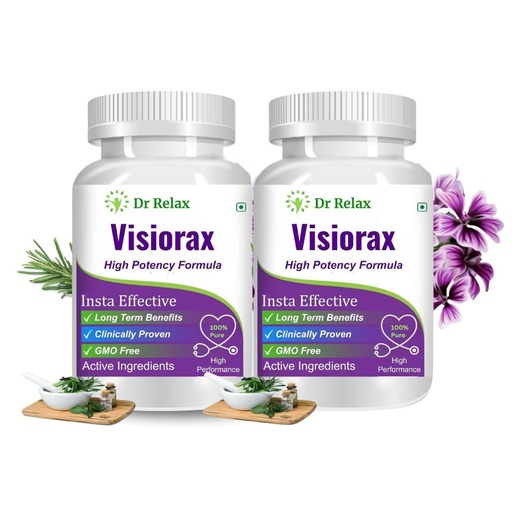 [BRSRYZD7AV7WKFAY] Visiorax Ayurvedic Capsules: Harnessing Natural Ingredients for Optimal Response For Your Eyes Pack of 2