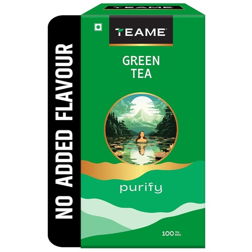[BRSWIHDRBF6W2FL4] TE-A-ME Green Tea 100 Bags | Green Tea 100 Bags Env | No Added Flavour