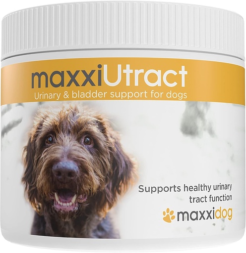 [BRSWGHDYOACRGYD4] maxxipaws | maxxiUtract – Urinary & Bladder Support for Dogs | Cranberry, D-Mannose, Pumpkin, Cornsilk & Silica | Helps Prevent UTI Recurrence, Supports Bladder Control & Kidney Health | Powder 5.3 oz