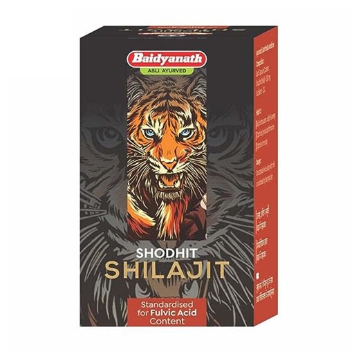 [BRSW2YD5BB6A2CQ4] Baidyanath Asli Ayurved Shilajit - 30 Capsules | Ayurvedic Supplement For Men