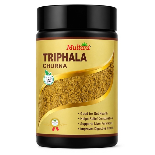 [BRSWYEAFCIHG2CTD] Multani Triphala Churna (120gm) | Ayurvedic Digestive & Constipation Relief Powder | Natural Blood Purifier