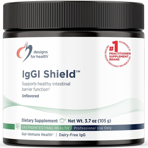 [BRSRMYLQCJYQOCT5] Designs for Health IgGI Shield Powder - Dairy-Free Imunoglobulin IgG Supplement, SBI with N-Acetyl-Glucosamine - Supports Healthy Intestinal Barrier Function (3.7oz / 30 Servings)