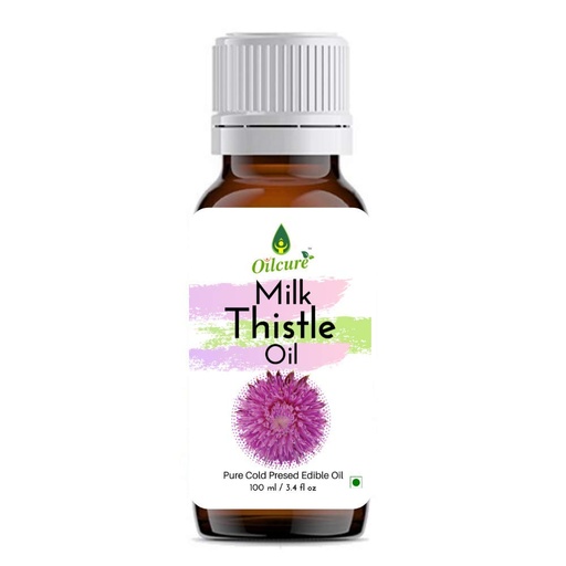 [BRSWYYY5AENR6GT4] Oilcure Milk Thistle Oil | Cold Pressed | Pure - 100 ml