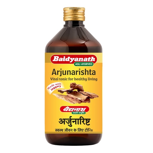 [BRSRACAZOZ6GMAYU] Baidyanath Arjunarista - 450 ml | Ayurvedic Heart & Respiratory Tonic | Herbal Tonic For Healthy Heart, Digestion, And Cardiac Function Support