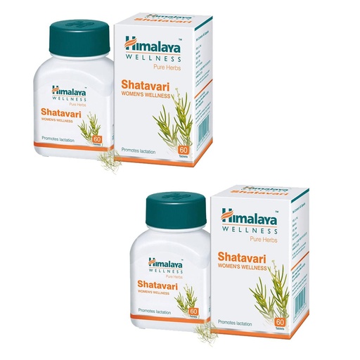 [BRSRMBL4CEIA4GTJ] Himalaya Shatavari tablet for lactation | Breastfeeding supplement | Helps in post delivery | Increases breast milk supply | Lactation supplement for women and mothers|120 Tablets (Pack of 2)