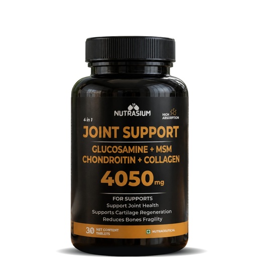 [BRSRGZQKDEDWM3Q4] Nutrasium Glucosamine 1500mg | Joint Support | Cartilage & Muscle | 30 Tabs