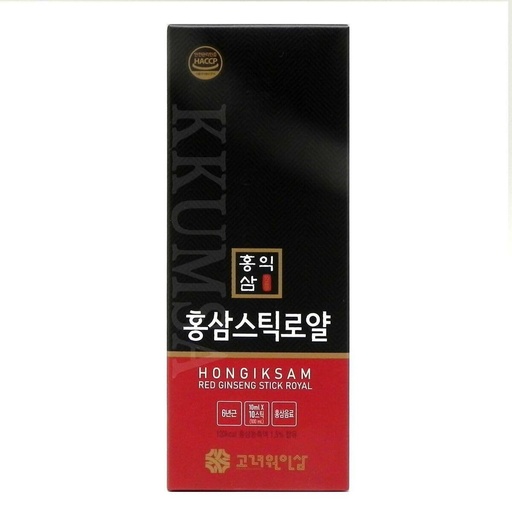 [BRSRABQCBZ5ROFL2] Red Ginseng Stick Royal, 10gm X 10pcs (Product of Korea) 6years