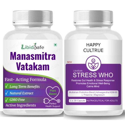 [BRSRGHADBUIWEAL2] Get Manasmitra Vatakam Capsule with One Another Effective Medicine For Extra Benefits – Ayurvedic Herbal Formula for Many Health Benefits and Stress Relief (Pack of 2)
