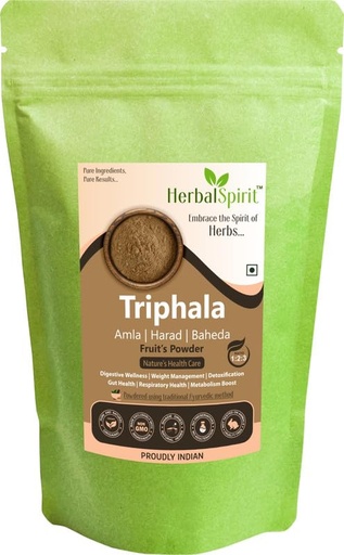 [BRSRAFIYBUOQ42DL] Herbal Spirit Triphala 3 2 1 Ratio Powder, 250gm | Triphala Churna Powder 1 2 3 Ratio | Triphala Powder 1 2 3 Ratio | 3 2 1 Triphala | 123 Ratio Triphala | Triphala 1 2 3 Ratio | Triphala Churna |