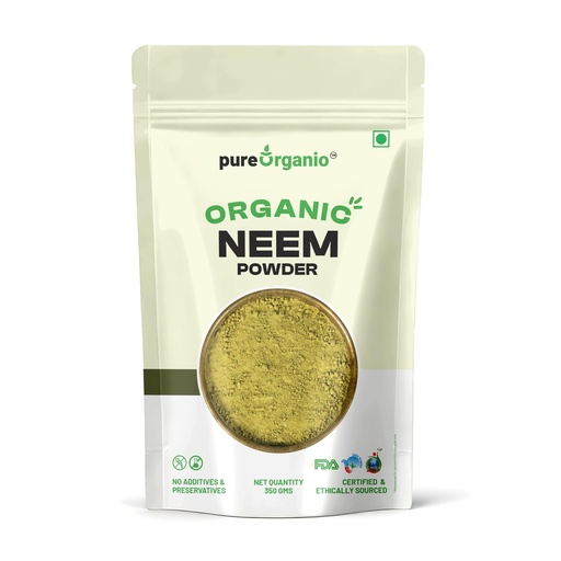 [BRSREAYLCINQEH3K] Pure Organio Organic Neem Powder | Azadirachta Indica | Vembu/Veppa Powder India Organic NPOP Certified