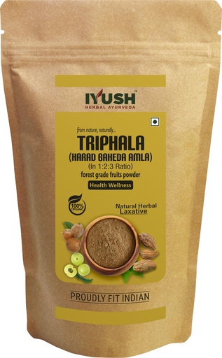 [BRSROAIODJ6RO237] Triphala Powder in 123 Ratio, 400gm | Triphala Churna Powder 1 2 3 Ratio | Triphala 3 2 1 Ratio | – Herbal Powder for Digestive Health | Natural Herbal Laxative |