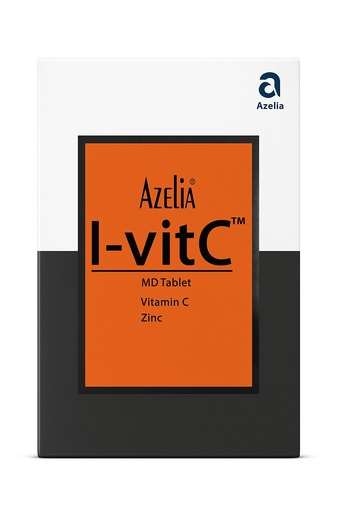 [BRSRGYYTAF5RACD7] Azelia I-vitC MD Tablet with Vitamin C 500mg, Zinc 5mg, Grape Seed Extract, Immunity Booster, 30 Mouth Dissolving Tablets