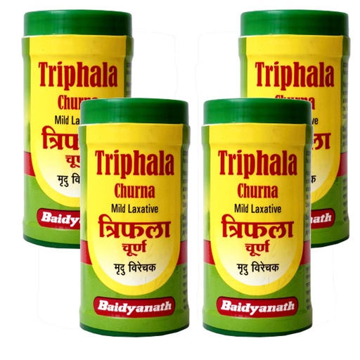 [BRSWYCQYCV5GO23B] Baidyanath Asli Ayurved Triphala Churna I Digestive Health | 100 gms (Pack of 4)