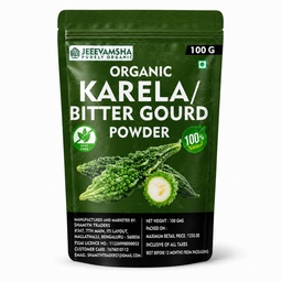 Karela Powder 100g | Organic Bitter Gourd Powder | Pure Natural No Additives | Traditionally Dried Fine Powder for Daily Use