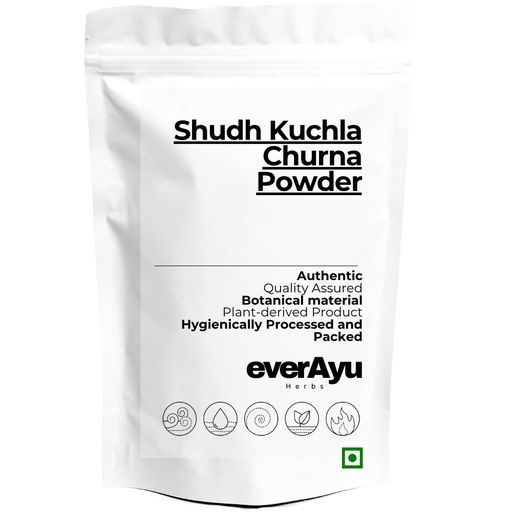 [BRSRGAQROR6RY2D6] Shudh Kuchla Churna Powder 100gm – Strychnos Nux-Vomica Seeds Powder | Pure Kuchla Powder | Traditional Ayurvedic Herb | 100gm