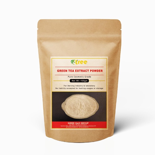 [BRSRYGDRDJYGCALK] Green Tea Extract Powder 100GM| Camellia Sinensis Leaf Extract | Cosmetic Grade Herbal Extract | Green Tea Powder for Skin Care, Hair Care, Face Mask, Serum, Cream & DIY Formulations