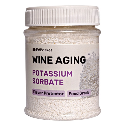 [BRSRMZQLCENGEELZ] BrewBasket Potassium Sorbate Powder 100 g- Wine Ageing Agent | Wine Stabiliser and Natural Preservative