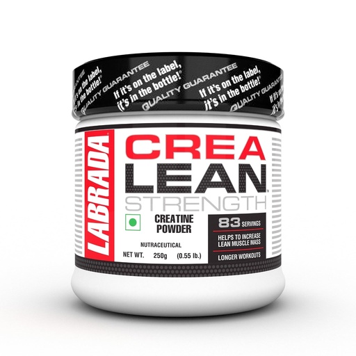 [BRSWGGL6CN6BYE3J] Labrada CreaLean Powder (Post Workout, Sustain longer workout, Muscle Repair & Recovery, 3g Creatine Monohydrate,For 83 Servings) - 0.55 lbs (250 gm)