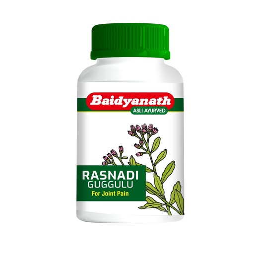 [BRSREZYBBB6R6ETX] Baidyanath Rasnadi Guggulu - 80 Tablets | Ayurvedic Joint Wellness Tablets | Blend of Rasna, Giloy, Guggul, Sonth & Herbal Ingredients |