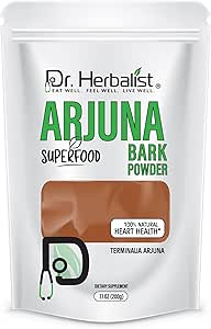 [BRSWYAYHBAMBEFDV] DR Herbalist Arjuna Powder - 200g - 100% Herbal, Natural & Authentic - Herbal Powder for Heart Health - Resealable Pouch