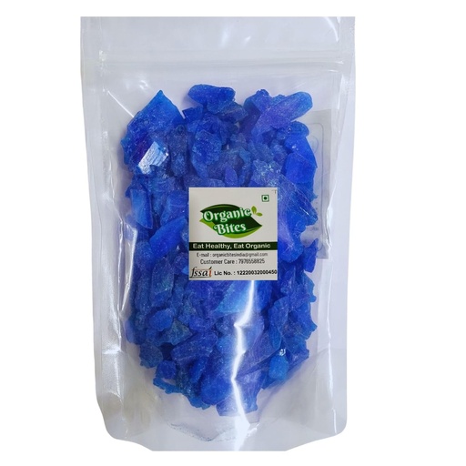 [BRSRGGILOR7B633P] Organic Bites Organic Bites Thurish, Nila Thotha, Tutia, Blue vitriol, Cupric sulfate, Copper Sulphate - 400 gm