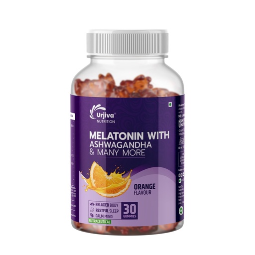 [BRSRGCAHOZYGGDIY] Melatonin Gummies, Orange Flavor, 10mg