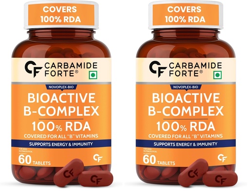 [BRSRYZQ7CR6RMCLL] Carbamide Forte Novoplex bio 60 Tablets (Pack of 2)