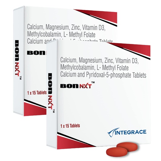 [BRSW2AQOAV7QYDT2] Bon NXT Multivitamin | 30 Tablets (2 Packs * 15 Tablets) | Boosts Immunity,Bone Health| Contains Zinc, Advanced Calcium, Magnesium, Vitamin D3 & B12 & Folic Acid | Daily Supplement for Men and Women