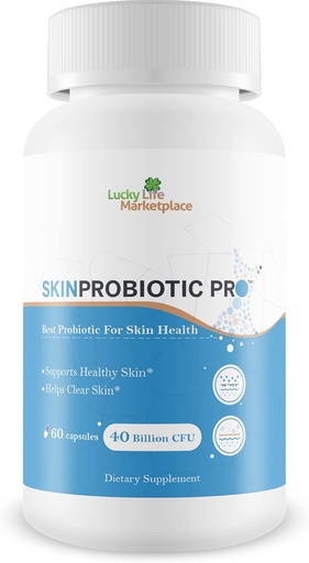 [BRSRMHAKBMHAMFL7] Skin Probiotic Pro - Support Healthy Skin from the Inside Out with a Probiotic Skin Health Support - Help Support Decreased Blemishes, Pimples, Redness - Probiotics for Hydrated & Healthy Looking Skin